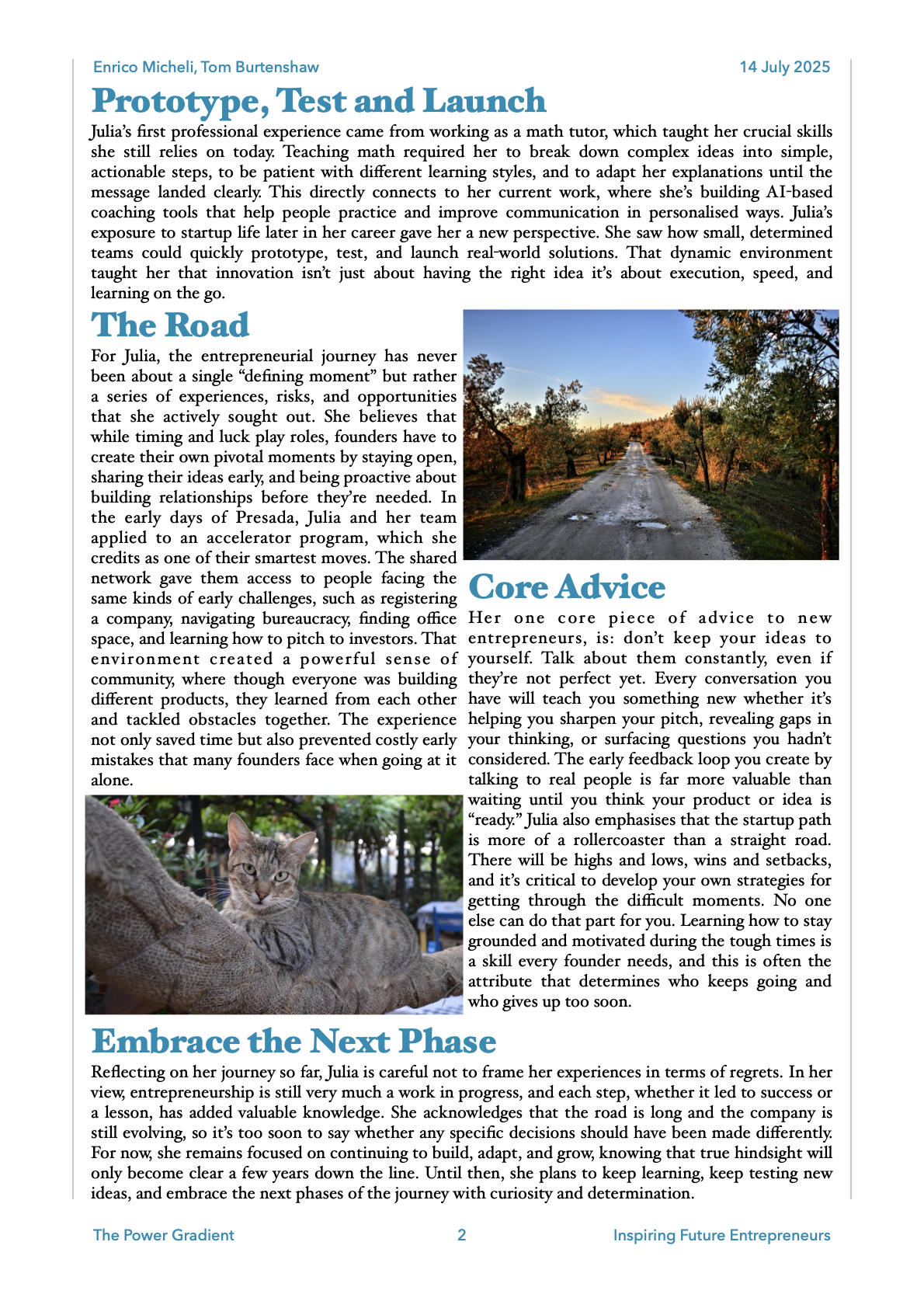 Page 2 of The Power Gradient - Week 32